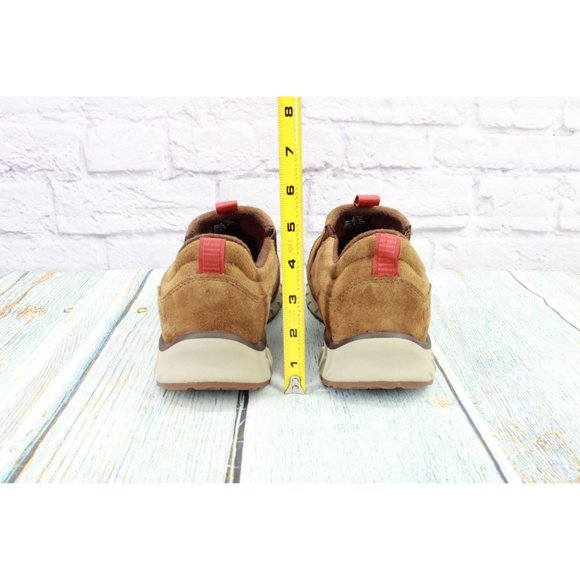 LL Bean Brown Leather Waterproof Insulated Slip-On Snow Sneaker 5 Shoes 8 W - Picture 8 of 9